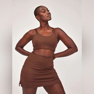 Girlfriend Collective Black Sport Skort in Size: M